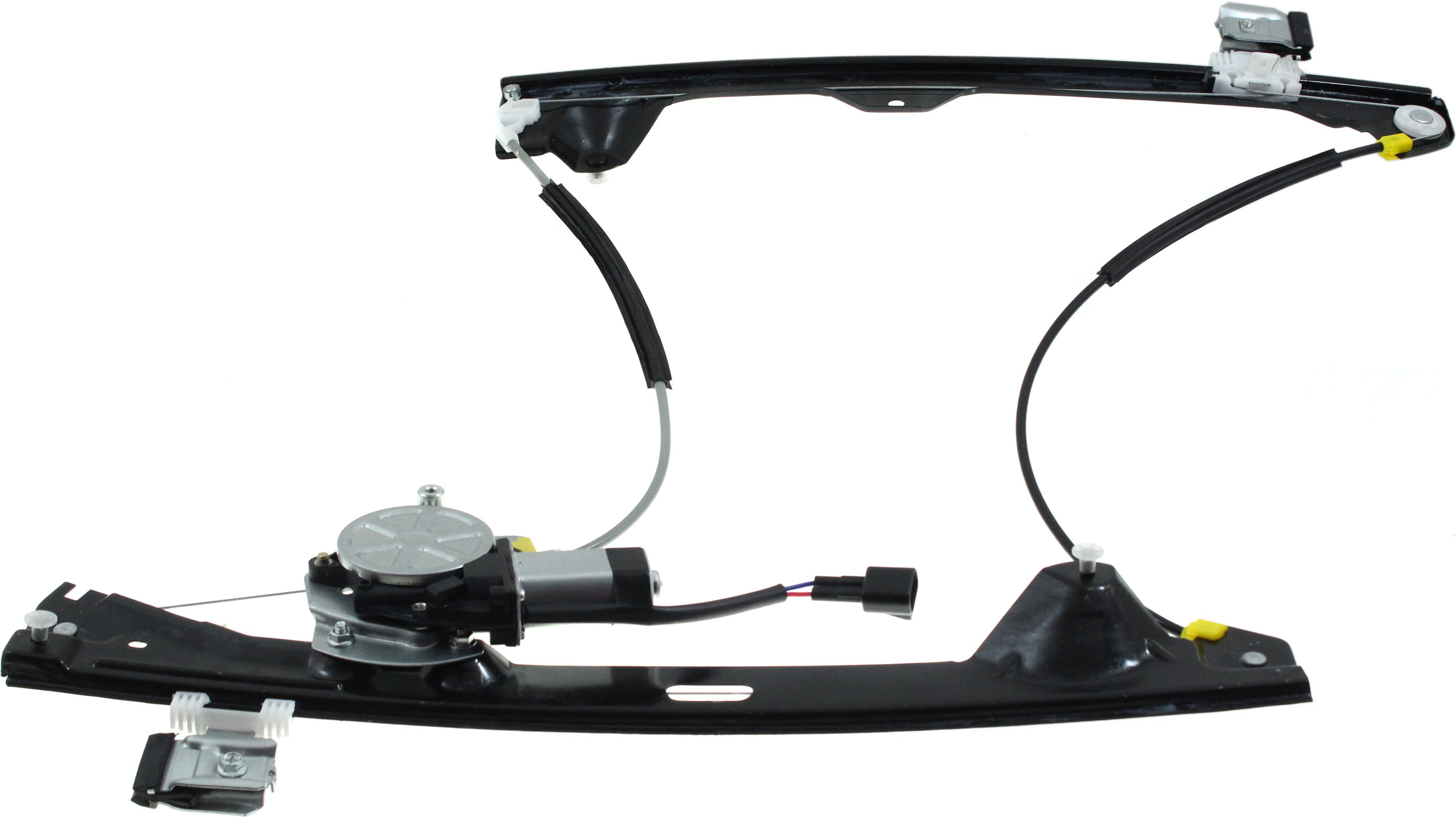 Power Rear Window Regulator with Motor for Chevrolet Silverado 1500 (2007-2013), 2500 HD/3500 HD (2007-2014), Excluding 2007 Classic, Crew Cab, Right (Passenger) Side, Replacement