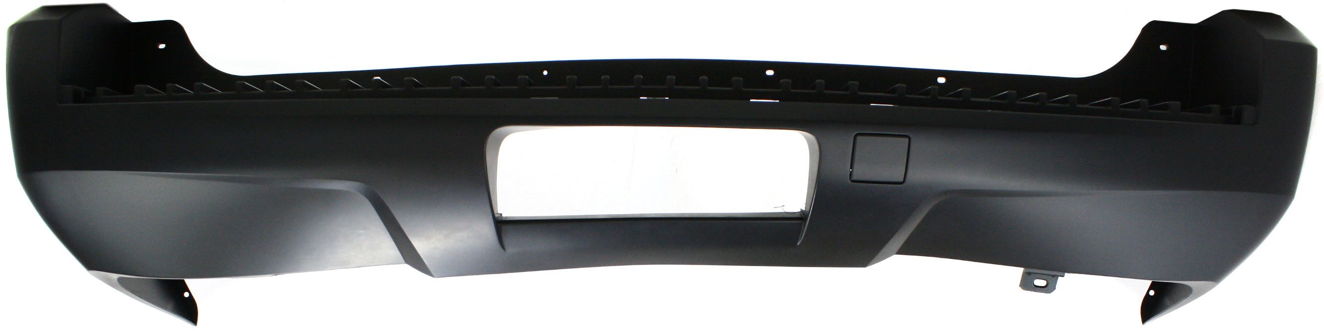 Rear Bumper Cover for Chevrolet Tahoe 2007-2014, Primed (Ready to Paint), Without Object Sensor Holes, Replacement