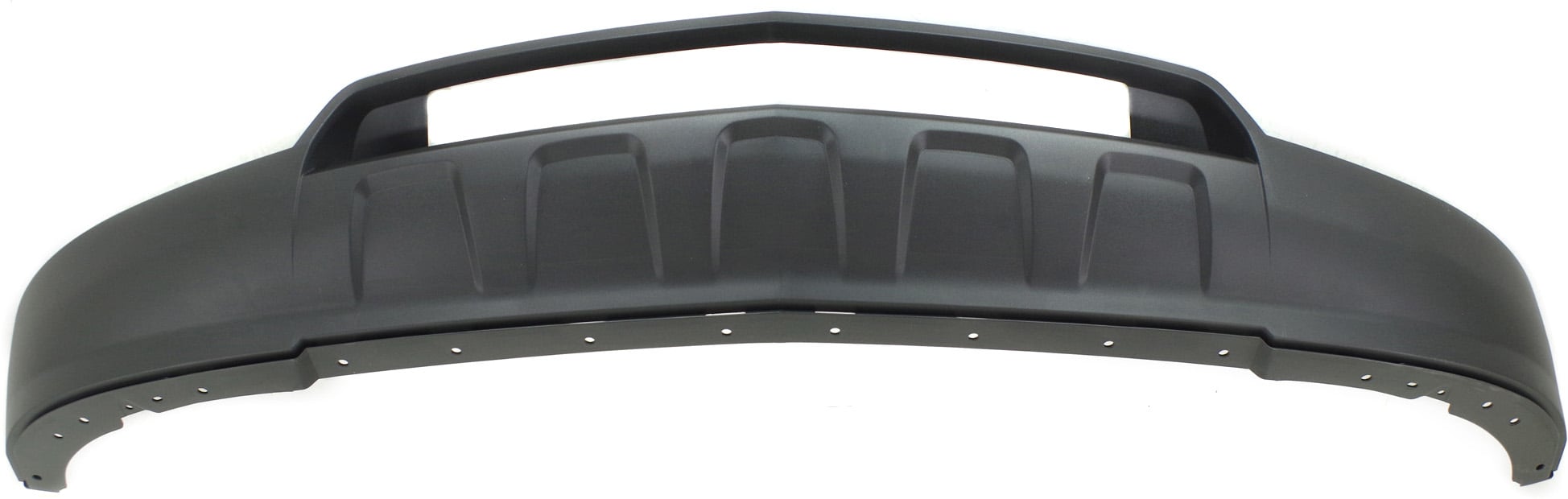 Front Bumper Cover for Chevrolet Equinox 2012-2015, Lower Fascia, Textured, LS/LT Models without Chrome Package, Replacement