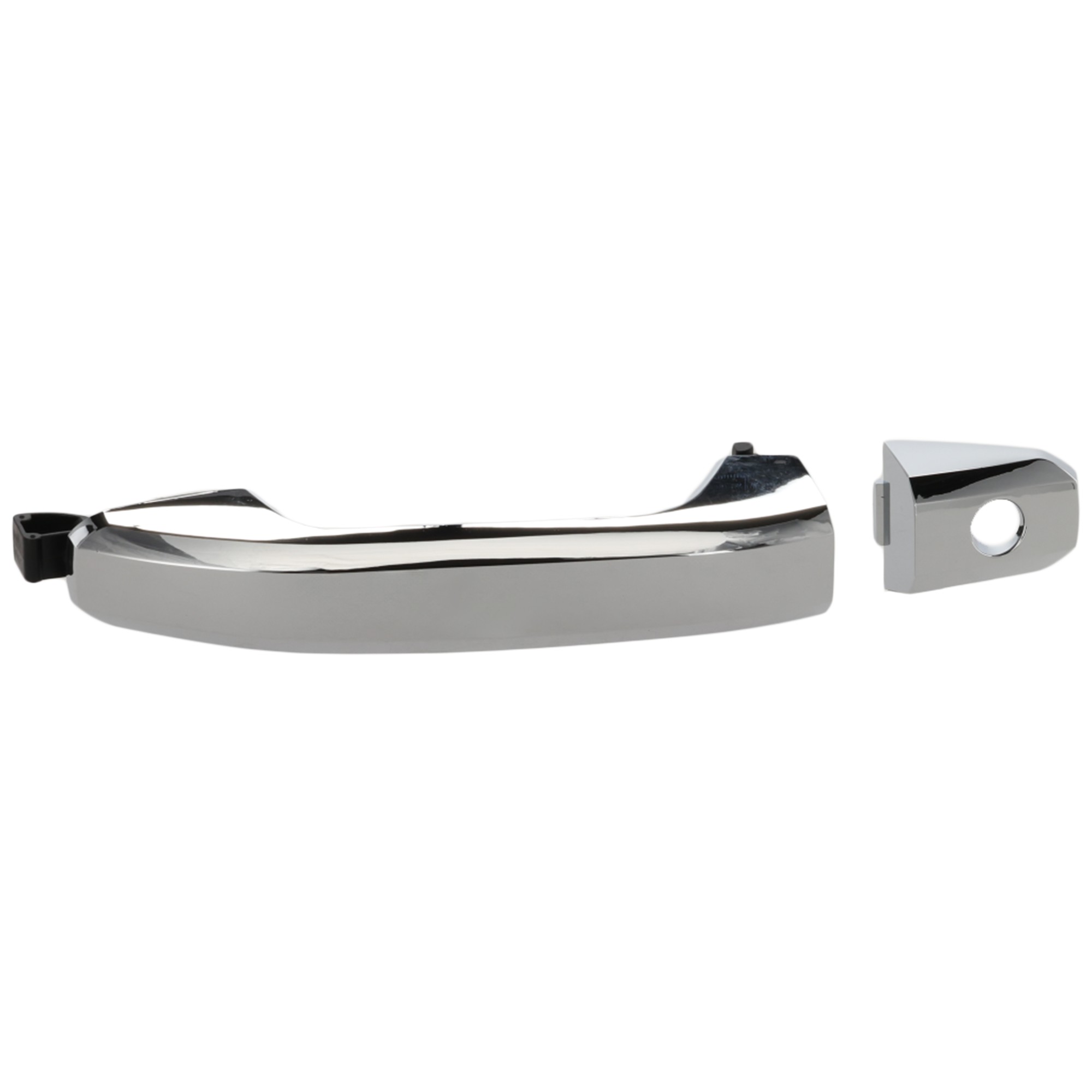 Front Exterior Door Handle for Silverado/Sierra 1500 (2014-2022), 2500 HD/3500 HD (2015-2019), Left (Driver), All-Chrome Handle+Cover, with Keyhole, Includes 2019 Silverado 1500 LD/Sierra 1500 Limited, Replacement