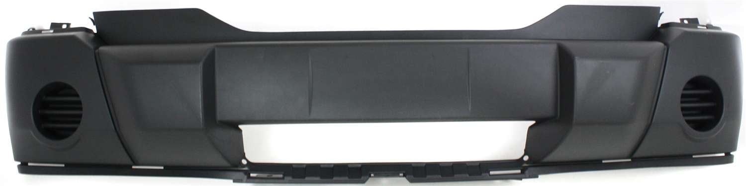 Front Bumper Cover for Dodge Nitro 2007-2009, Textured, Without Fog Light Holes, Replacement (CAPA Certified)