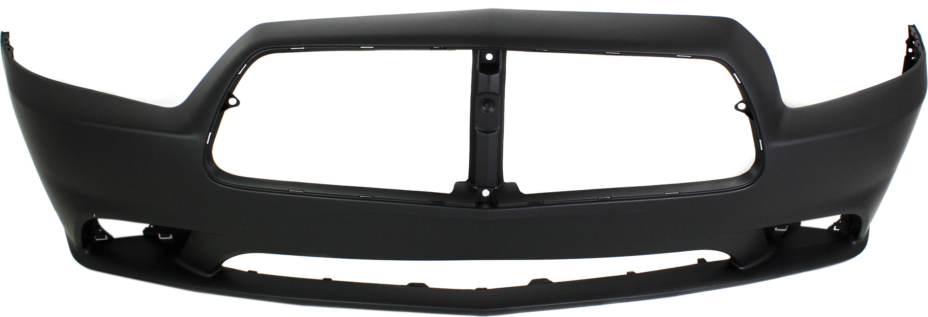 Front Bumper Cover for Dodge Charger 2011-2014, Primed (Ready to Paint), Excludes Adaptive Cruise Control, Compatible with R/T, SE, SXT, R/T Road & Track, SXT Plus Models, Replacement