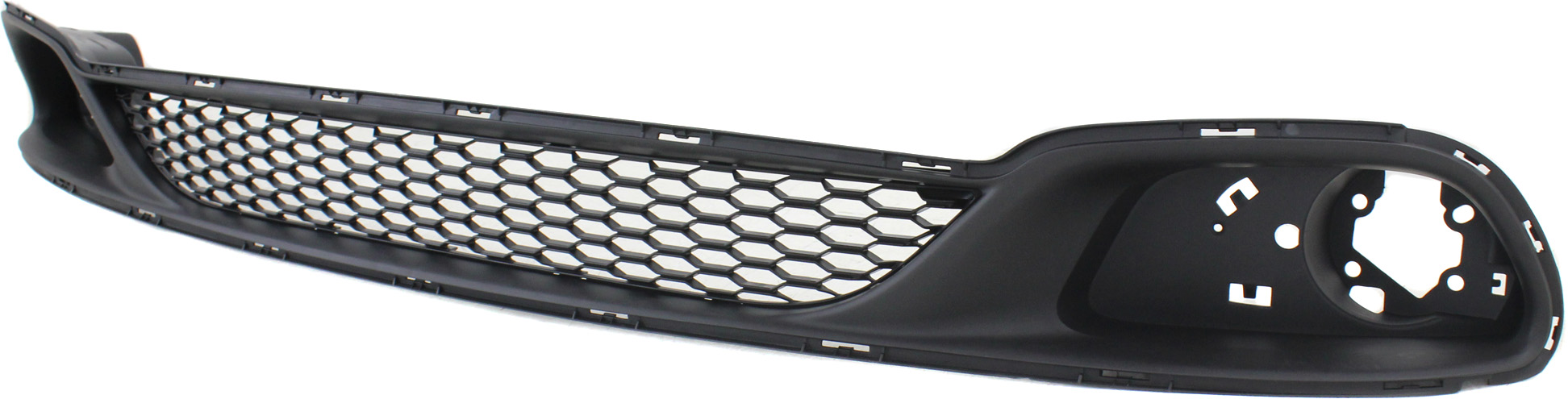 Front Bumper Grille for Dodge Grand Caravan, Textured Gray, 2011-2020 Model, Replacement