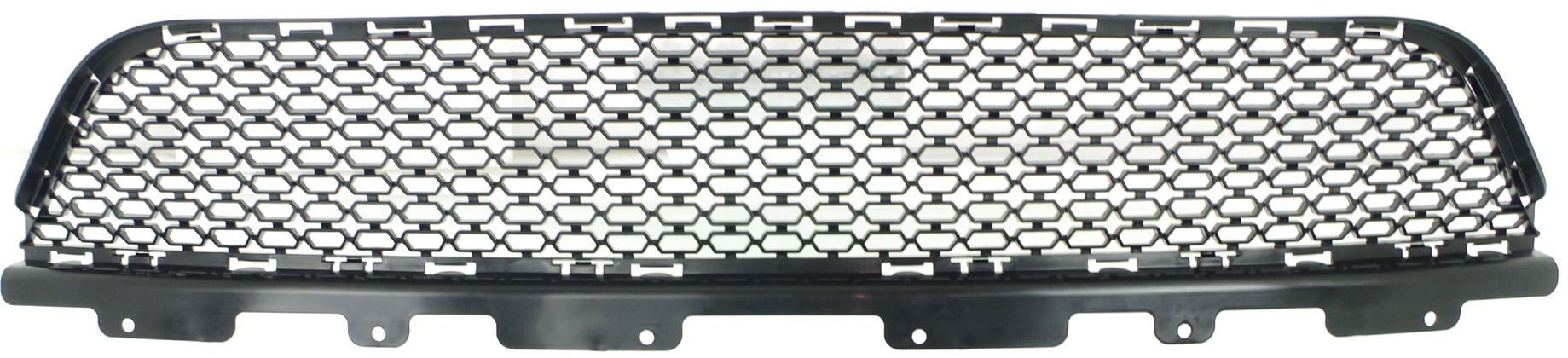 Front Bumper Grille for Dodge Durango 2014-2020, Textured Gray, Without Adaptive Cruise Control, With Chrome Trim, Code MF5, Citadel/GT, Limited/SXT Models 2017-2018, Replacement (CAPA Certified)