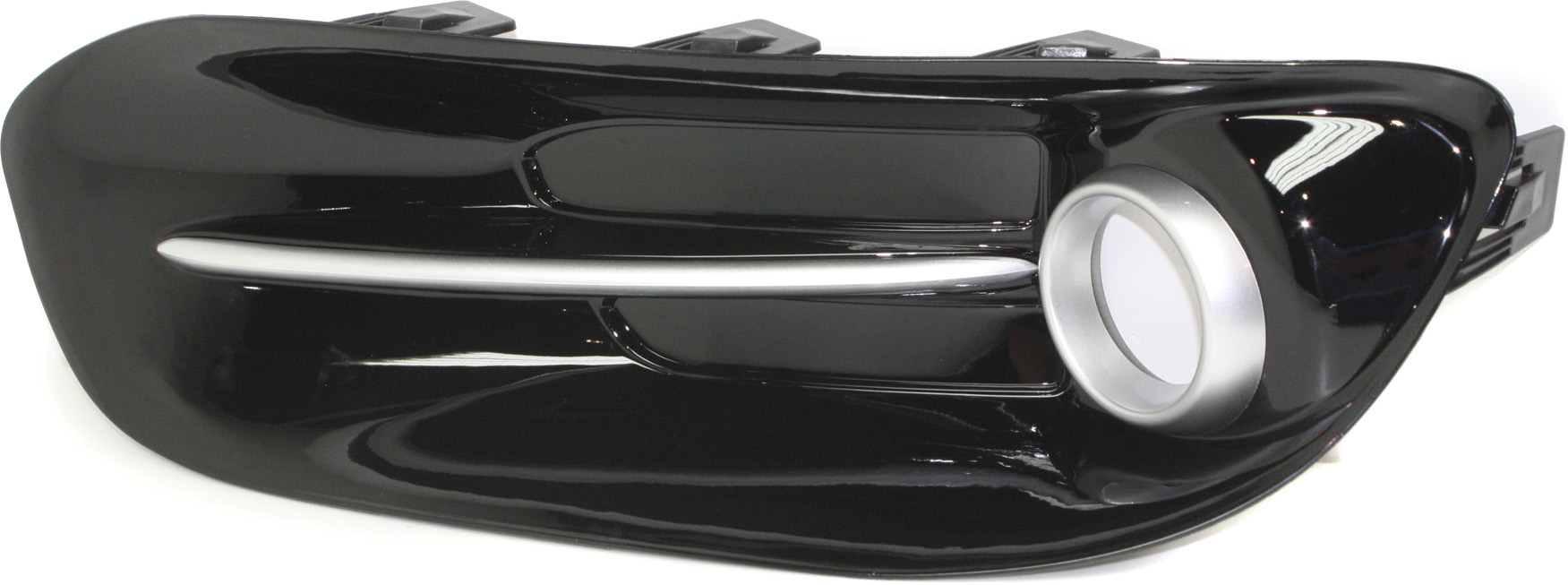 Front Fog Light Molding for Dodge Dart 2013-2016, Right (Passenger), Primed (Ready to Paint), Replacement