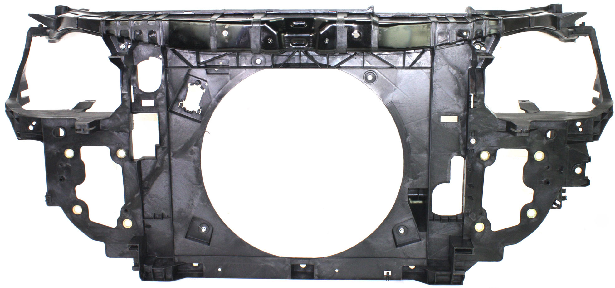 Radiator Support Assembly for Dodge Journey 2009-2020, Black, Made of Plastic with Steel, Composite, Replacement (CAPA Certified)