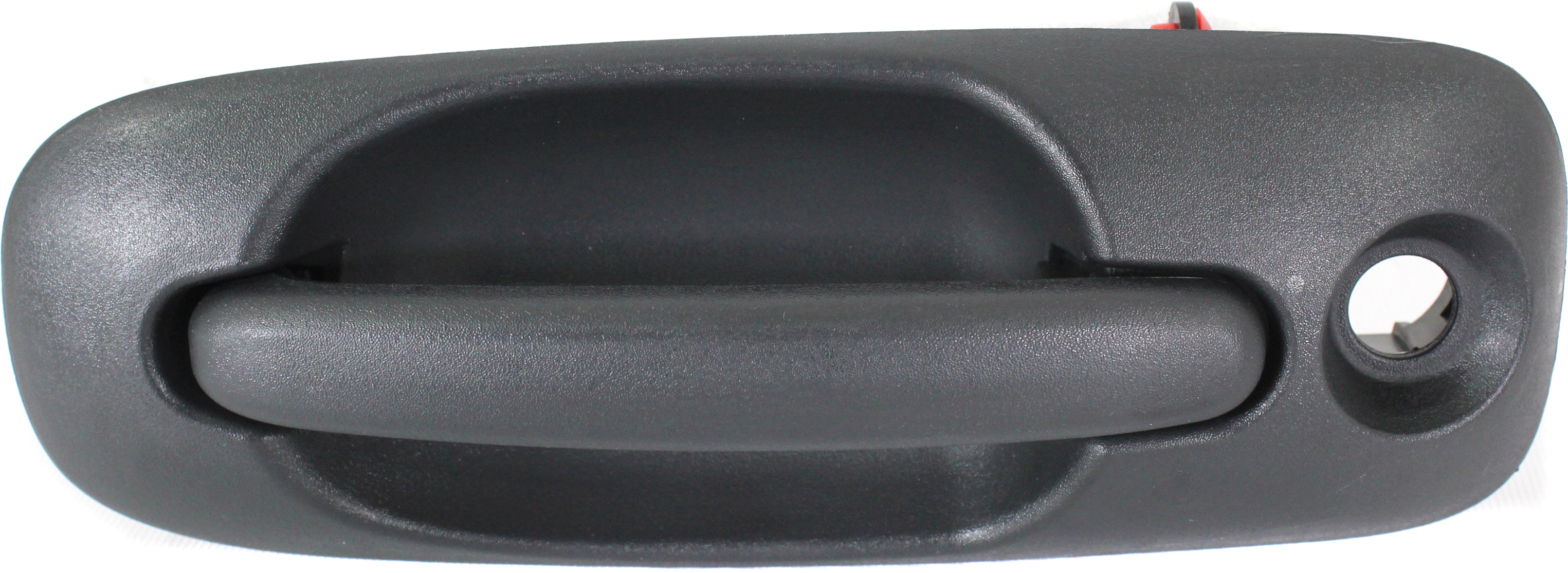 Front Exterior Door Handle for Chrysler Town and Country 2001-2007, Left (Driver), Textured Black with Keyhole, Replacement