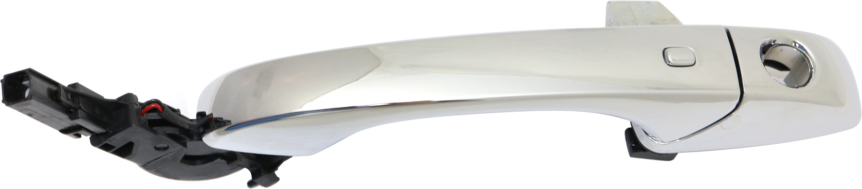 Front Exterior Door Handle for 2011-2022 Dodge Durango, 2011-2021 Jeep Grand Cherokee, Left (Driver), Chrome, with Keyhole and Keyless Entry, Replacement