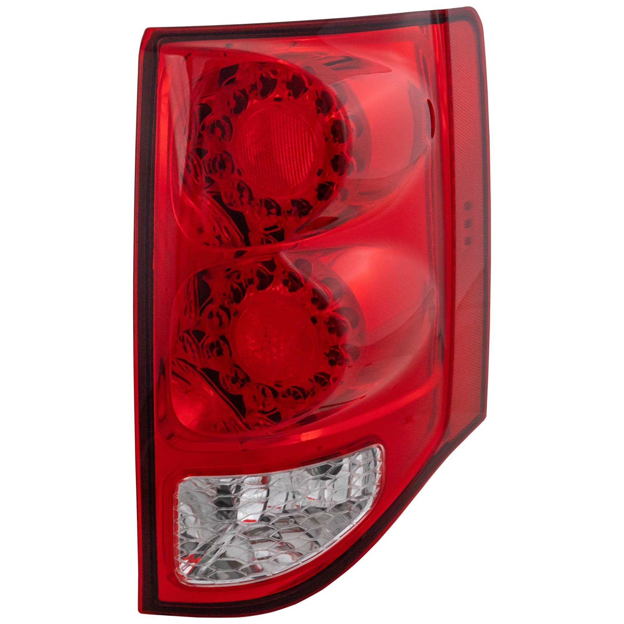 Tail Light Assembly for Dodge Grand Caravan 2011-2020, Right (Passenger), Red and Clear Lens, Replacement