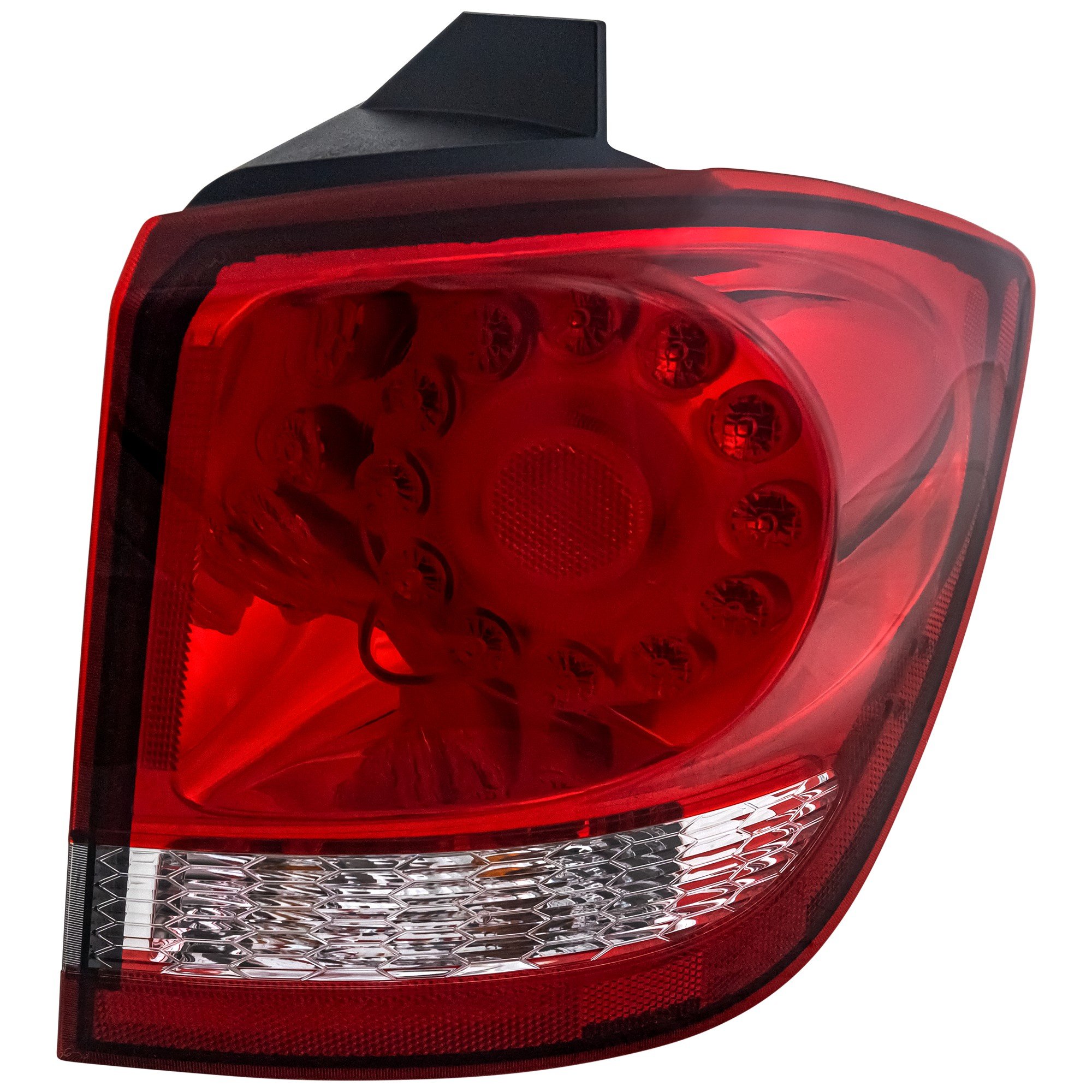 LED Tail Light Assembly for Dodge Journey 2009-2020, Right (Passenger), Outer, with Chrome Interior, Replacement (CAPA Certified)