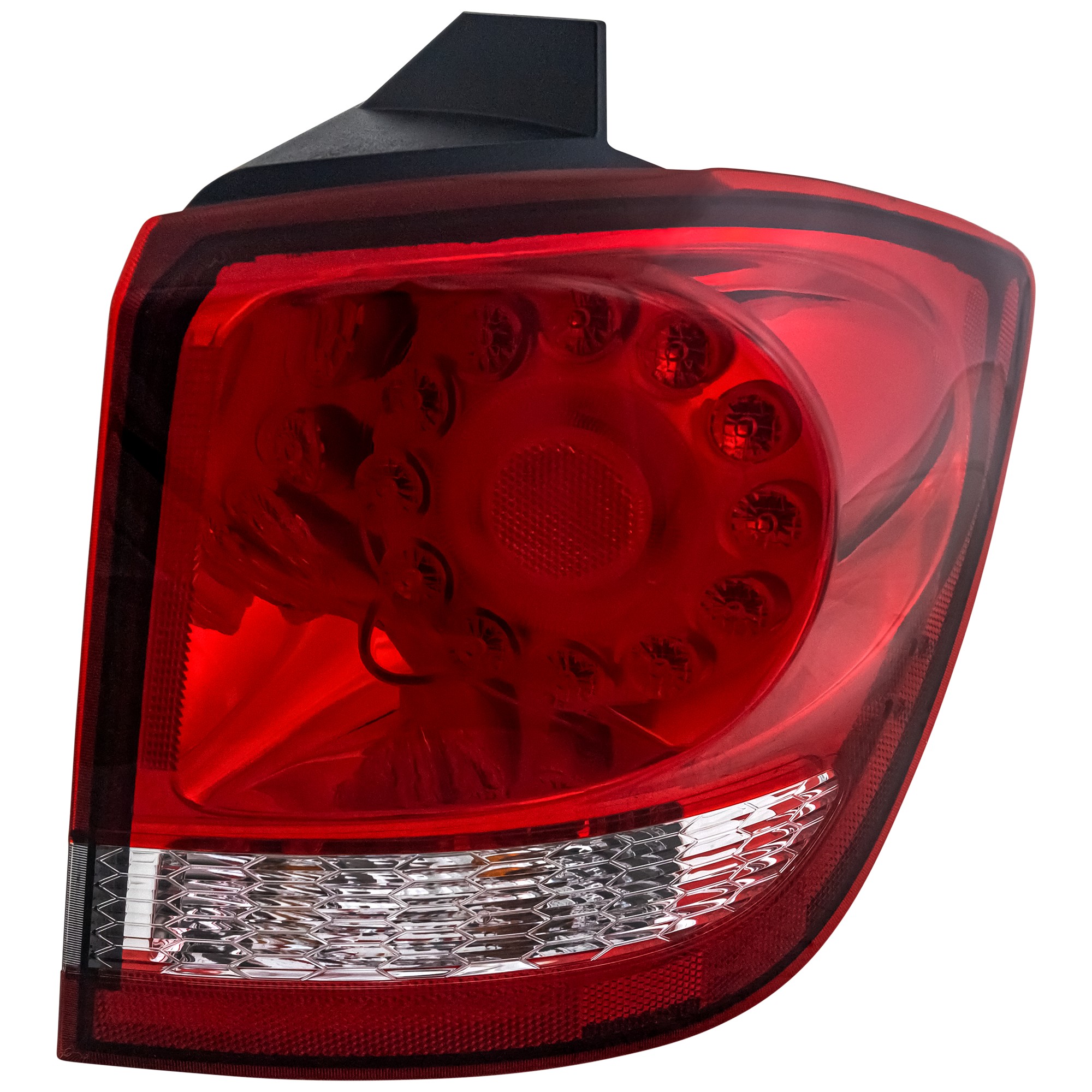 LED Tail Light Assembly for Dodge Journey 2009-2020, Right (Passenger), Outer, with Chrome Interior, Replacement