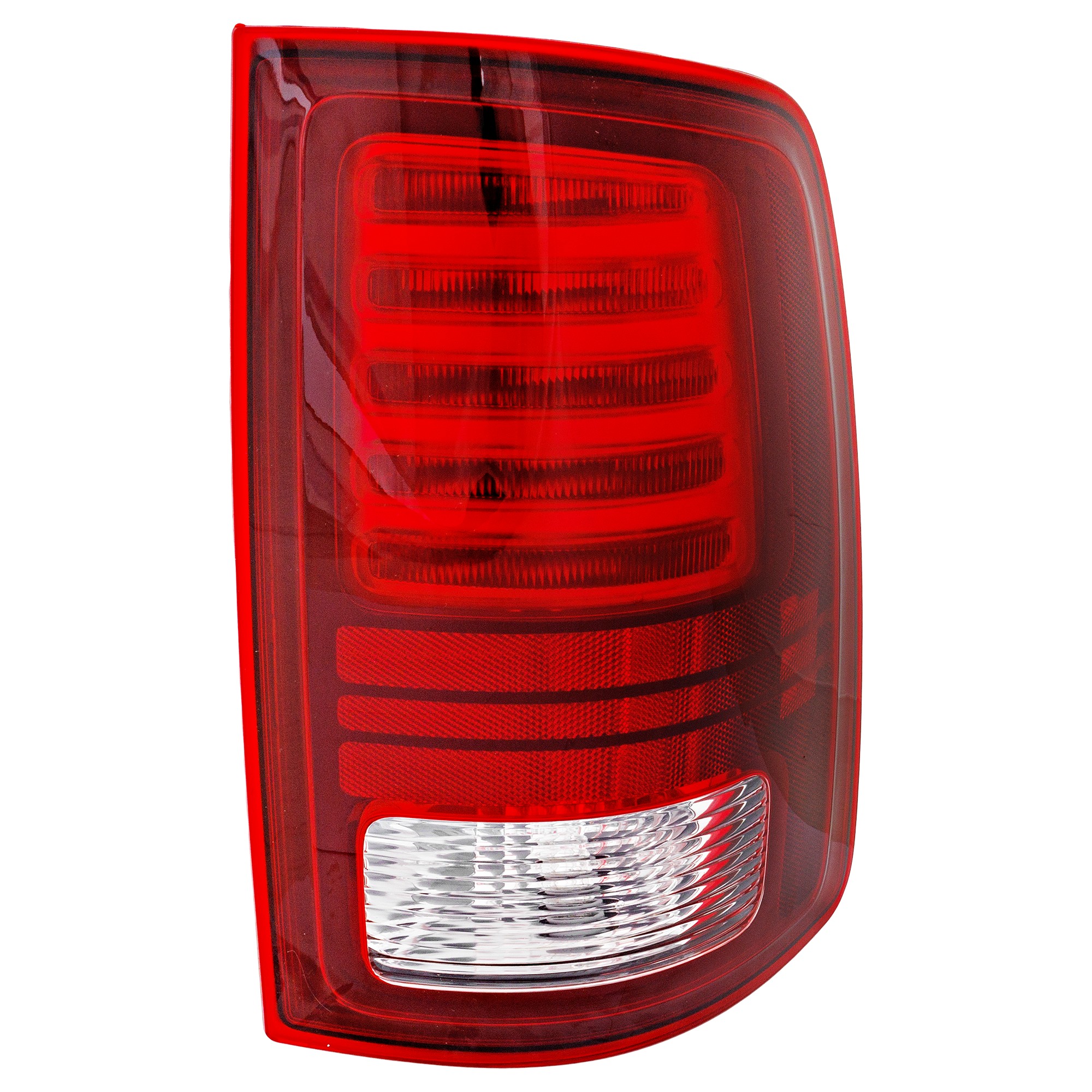 Tail Light Assembly for Dodge RAM 1500 (2013-2018)/2500/3500 (2014-2018), Right (Passenger) Side, Premium Type with Black Interior, Includes 1500 Classic (2019-2022), Replacement