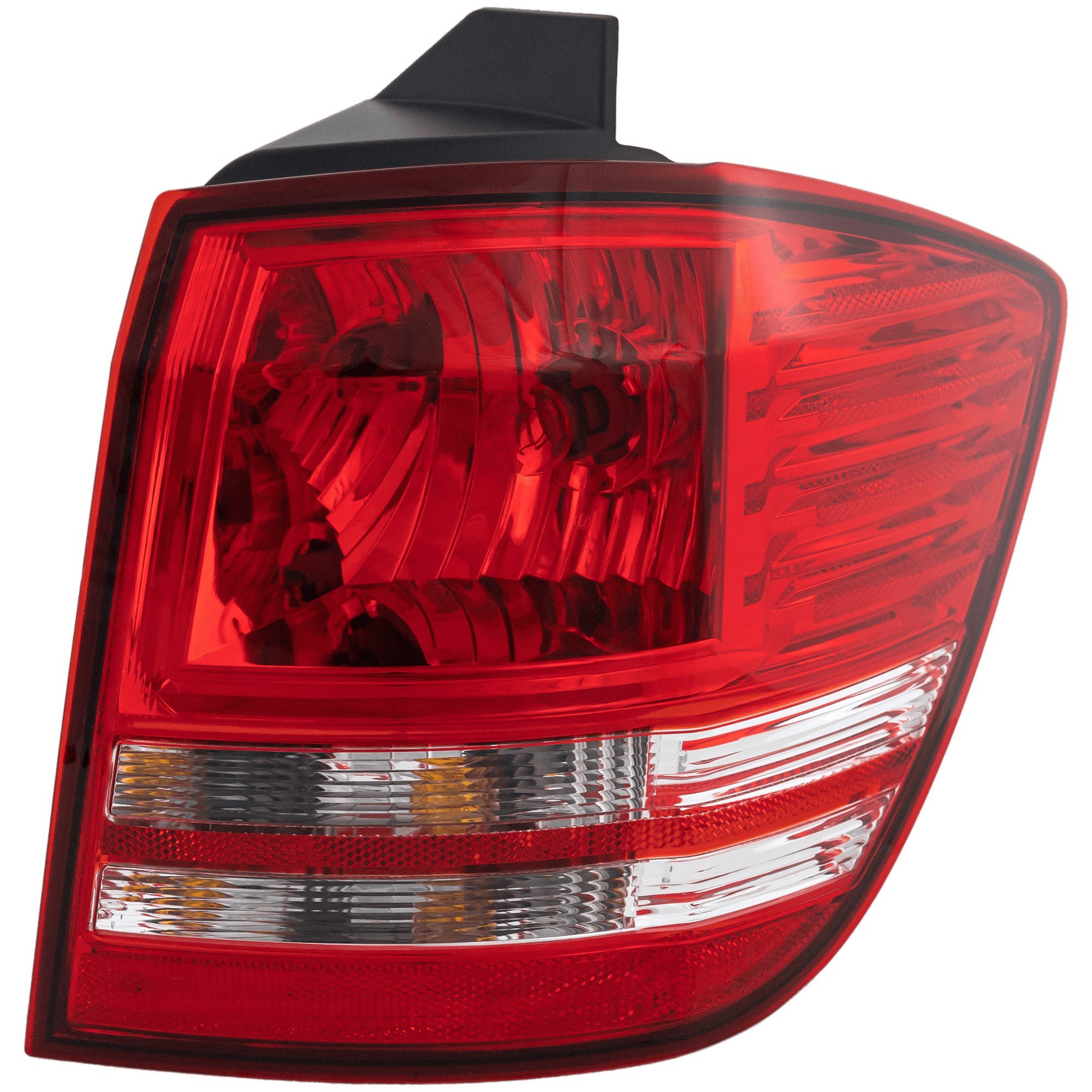 Tail Light Assembly for Dodge Journey 2009, Right (Passenger) Outer, Halogen, with Turn Signal Light Bulb, Replacement (CAPA Certified)