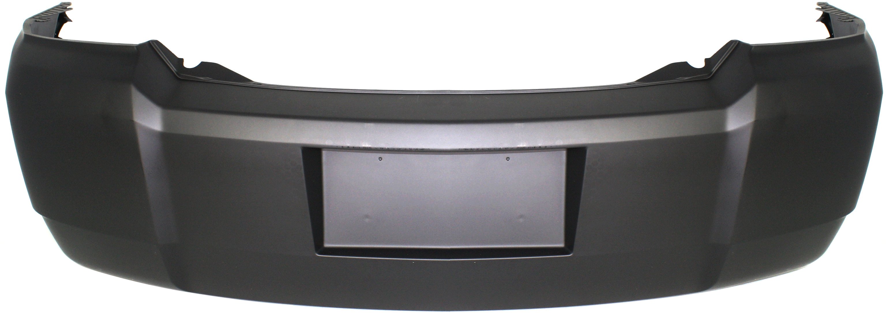 Rear Bumper Cover for Dodge Avenger 2008-2010, Primed (Ready to Paint), with Dual Exhaust Holes, Replacement