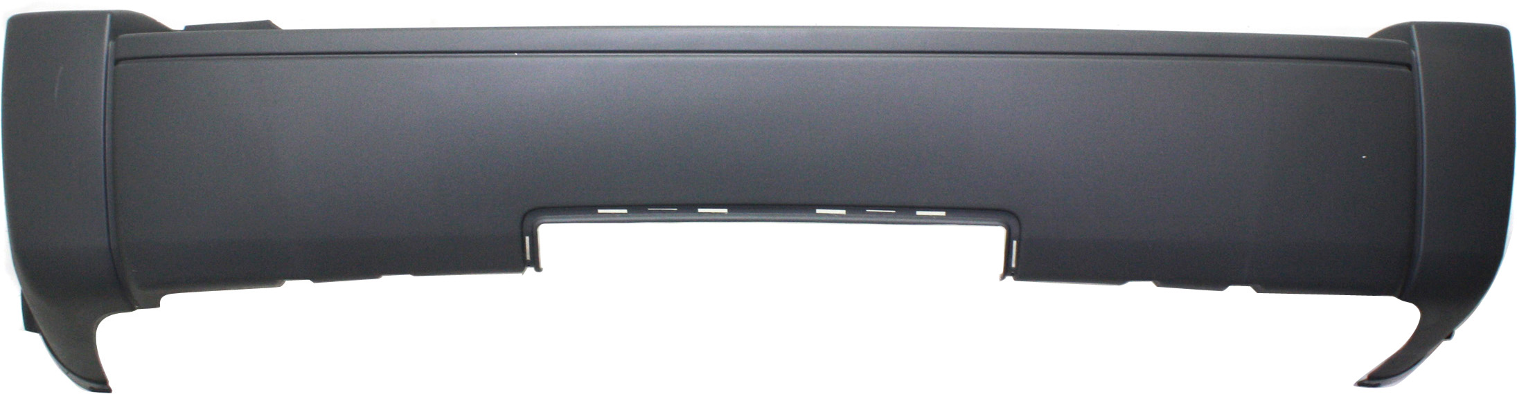 Rear Bumper Cover for Dodge Nitro, 2007-2009, Matte Black with Tow Hook Hole, Replacement