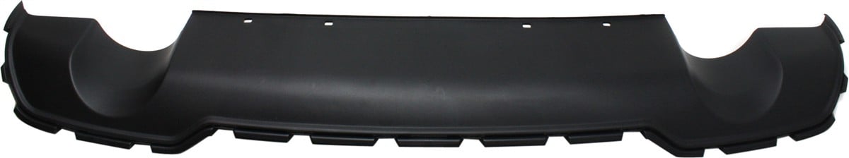 Rear Lower Valance for 2011-2014 Avenger, Lower Bumper Cover, Textured, with Dual Exhaust Holes, Replacement