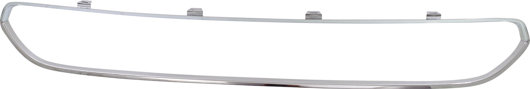 Front Bumper Grille Molding for Ford Fusion 2010-2012, Chrome, Excludes Sport Model, Replacement
