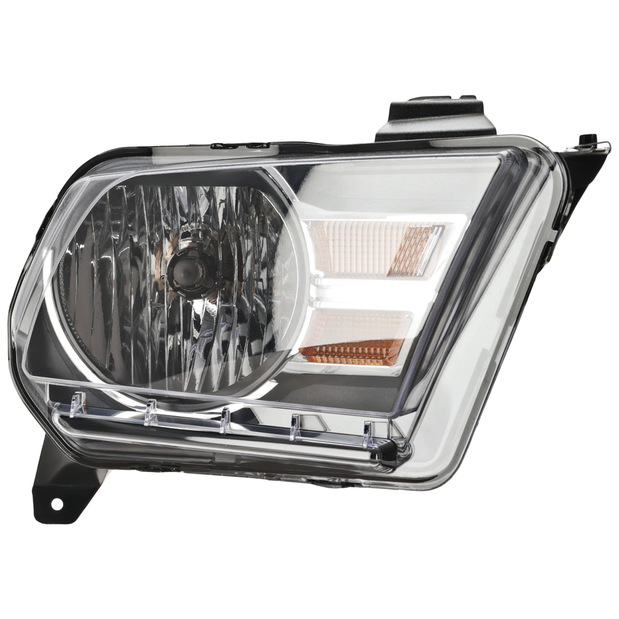 Headlight Assembly for Ford Mustang 2010-2014, Right (Passenger), Halogen, Replacement
