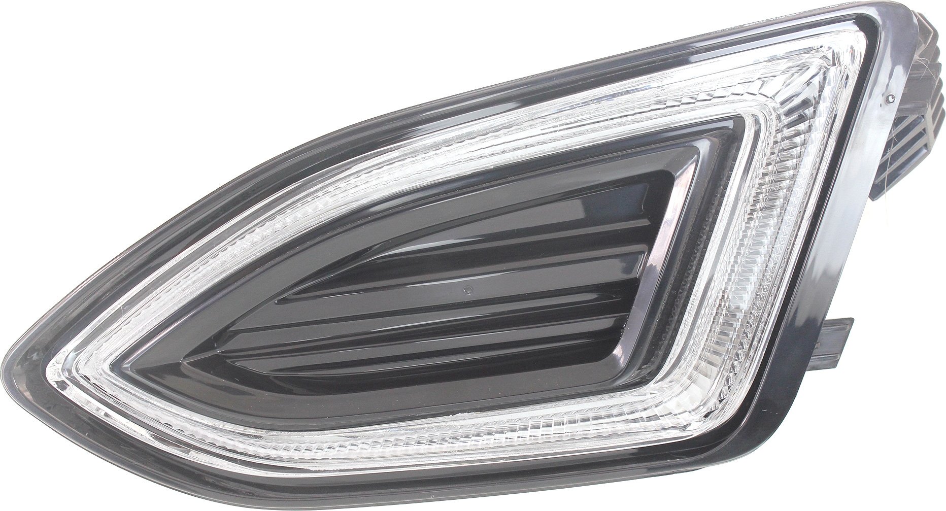 Front Fog Light Assembly for Ford Edge 2015-2018, Left (Driver), Replacement (CAPA Certified)