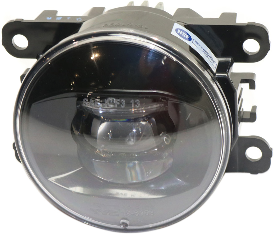 Front Fog Light Assembly for 2015-2017 Ford Mustang Convertible/Coupe, Right (Passenger) = Left (Driver), LED, Excluding Shelby Models, Replacement (CAPA Certified)