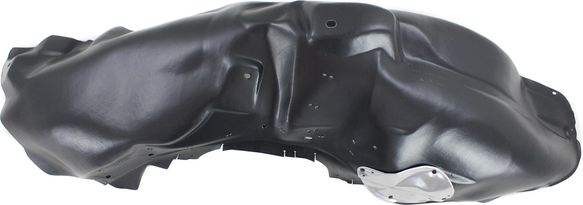 Front Fender Liner for Ford F-150 2011-2014 Right (Passenger), 3.5 Turbo Engine, with Rubber and Aluminum Pad, From 1-3-2011, Replacement
