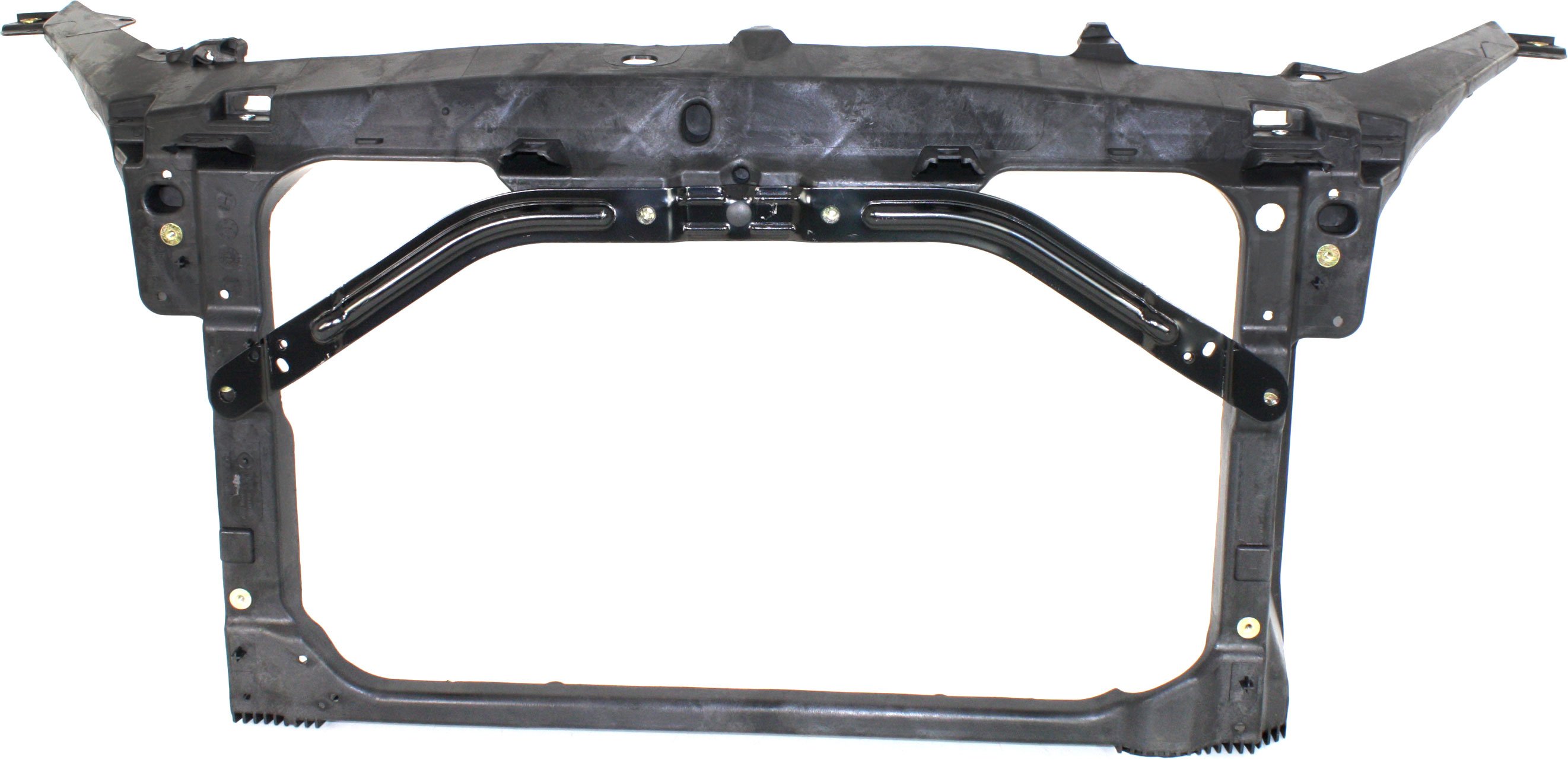 Radiator Support Assembly for Ford Fusion 2010-2012/Mercury Milan 2010-2011, Plastic with Steel, Suitable for 2.5L/3.0L Engine, Excluding Hybrid Model, Replacement