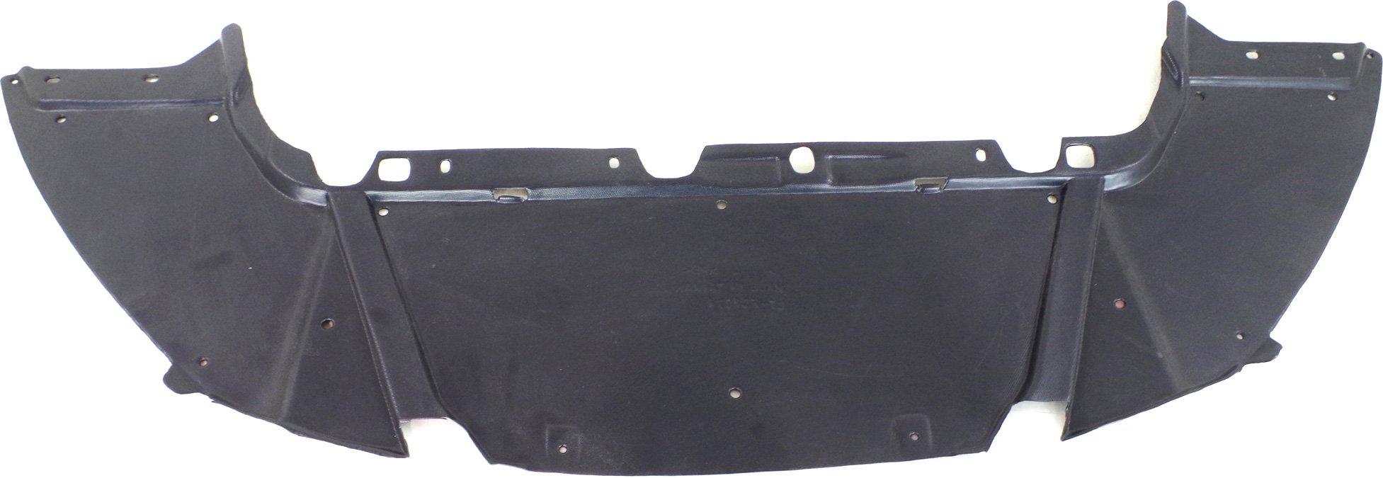 Engine Splash Shield for Ford Focus ST Model 2013-2014, Front Under Cover/Air Deflector with Active Grille Shutters, Replacement