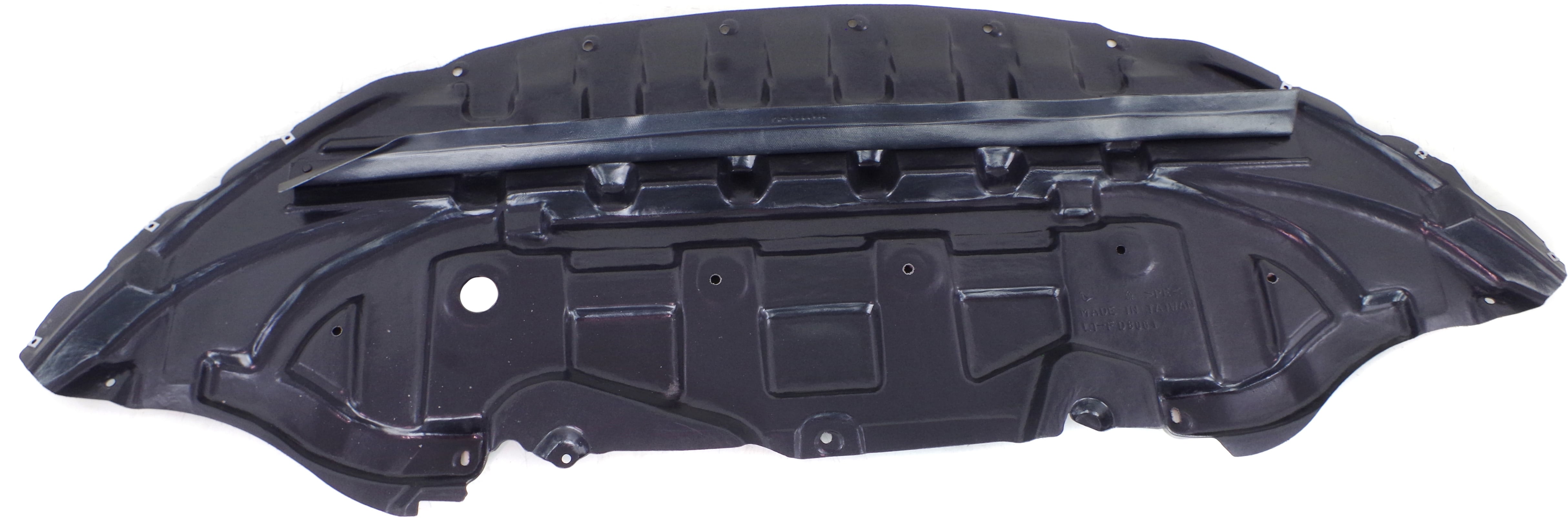 Engine Splash Shield for 2013-2014 Ford Mustang, Under Cover/Stone Deflector, Suitable for Base and GT Models (excluding California Edition), Replacement