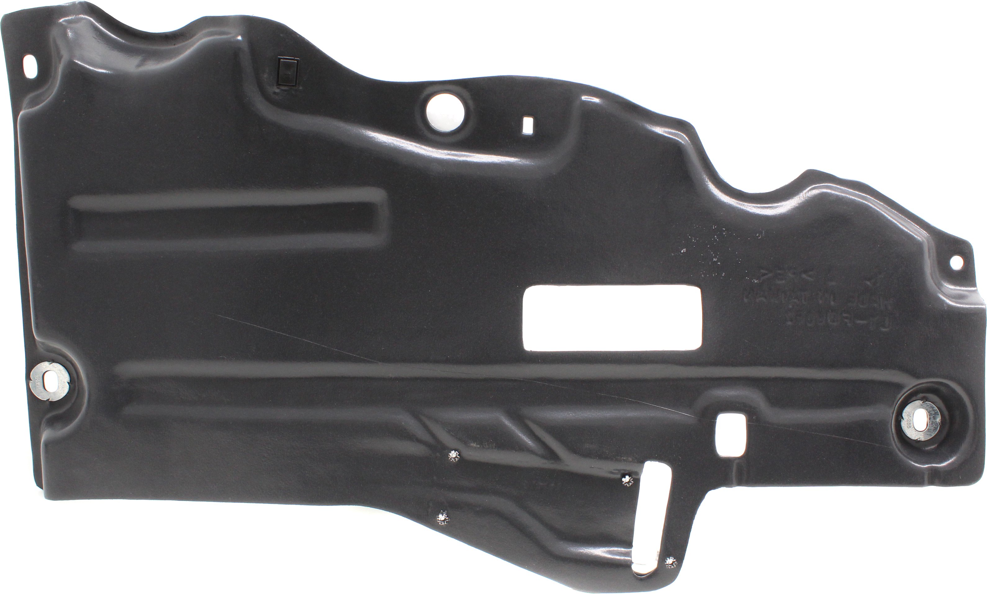Engine Splash Shield for Ford Edge 2015-2018, Lincoln MKX 2016-2018, Right (Passenger) Under Cover, Front, Fits Edge 2.7L/3.5L Engines, Replacement