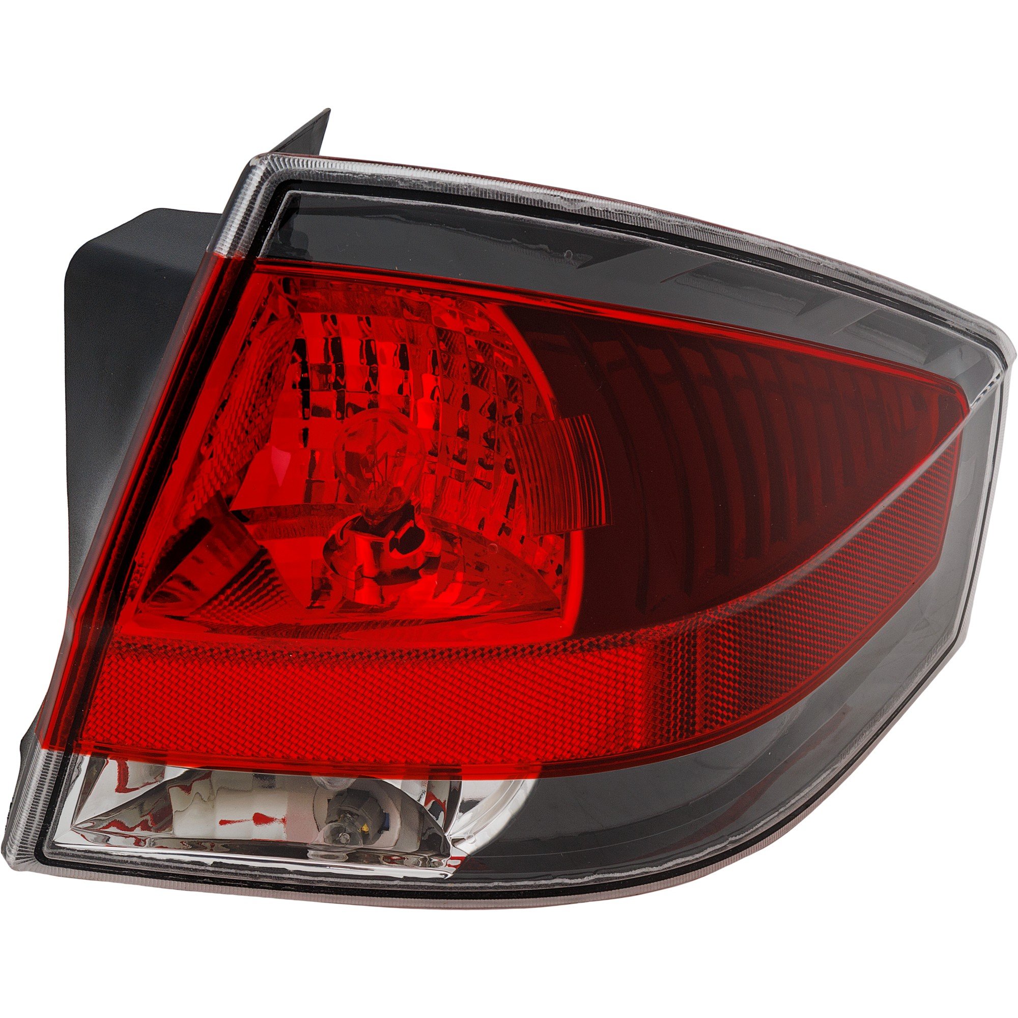 Tail Light Assembly for Ford Focus 2009-2010 Coupe, Right (Passenger) Side, with Painted Insert, Replacement