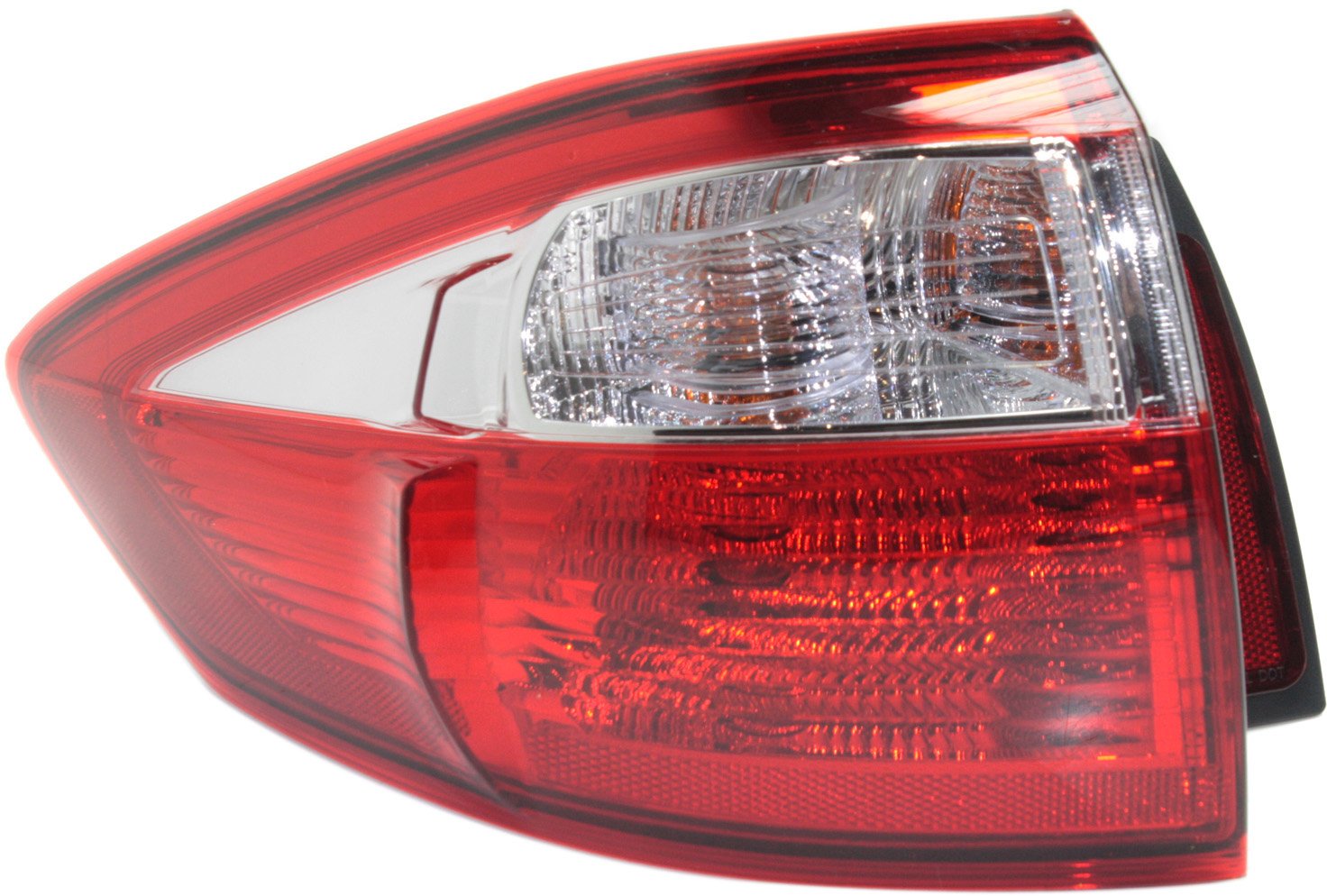 Outer Tail Light Assembly for Ford C-MAX 2013-2016, Left (Driver) Side, Replacement (CAPA Certified)
