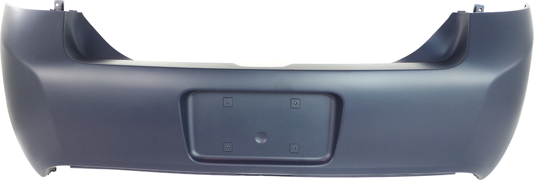 Primed (Ready to Paint) Rear Bumper Cover for Ford Focus 2009-2011, Coupe/SES Model Sedan, Replacement