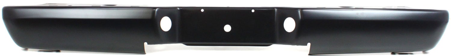 Step Bumper Face Bar for Ford Ranger 1998-2011, w/o Pad with Pad Provision, w/o Mounting Bracket, Powdercoated Black, Hitch Styleside Fleetside, Replacement
