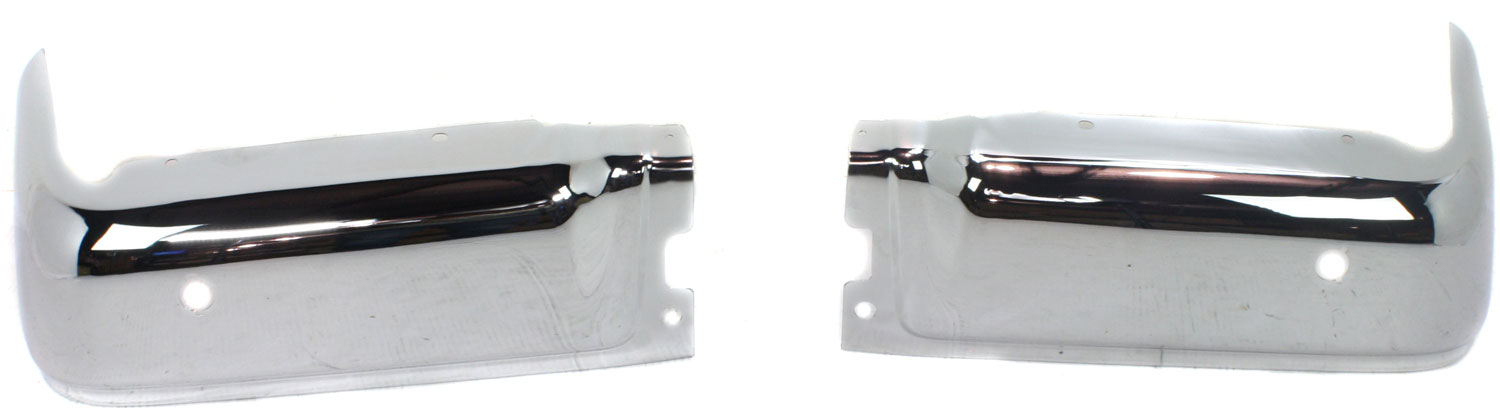 Step Bumper Face Bar for Ford F-150 2009-2014, Without Pad, With Pad Provision, Without Mounting Bracket, Chrome, With Rear Object Sensors Holes, Excluding Raptor Model, Styleside, Replacement