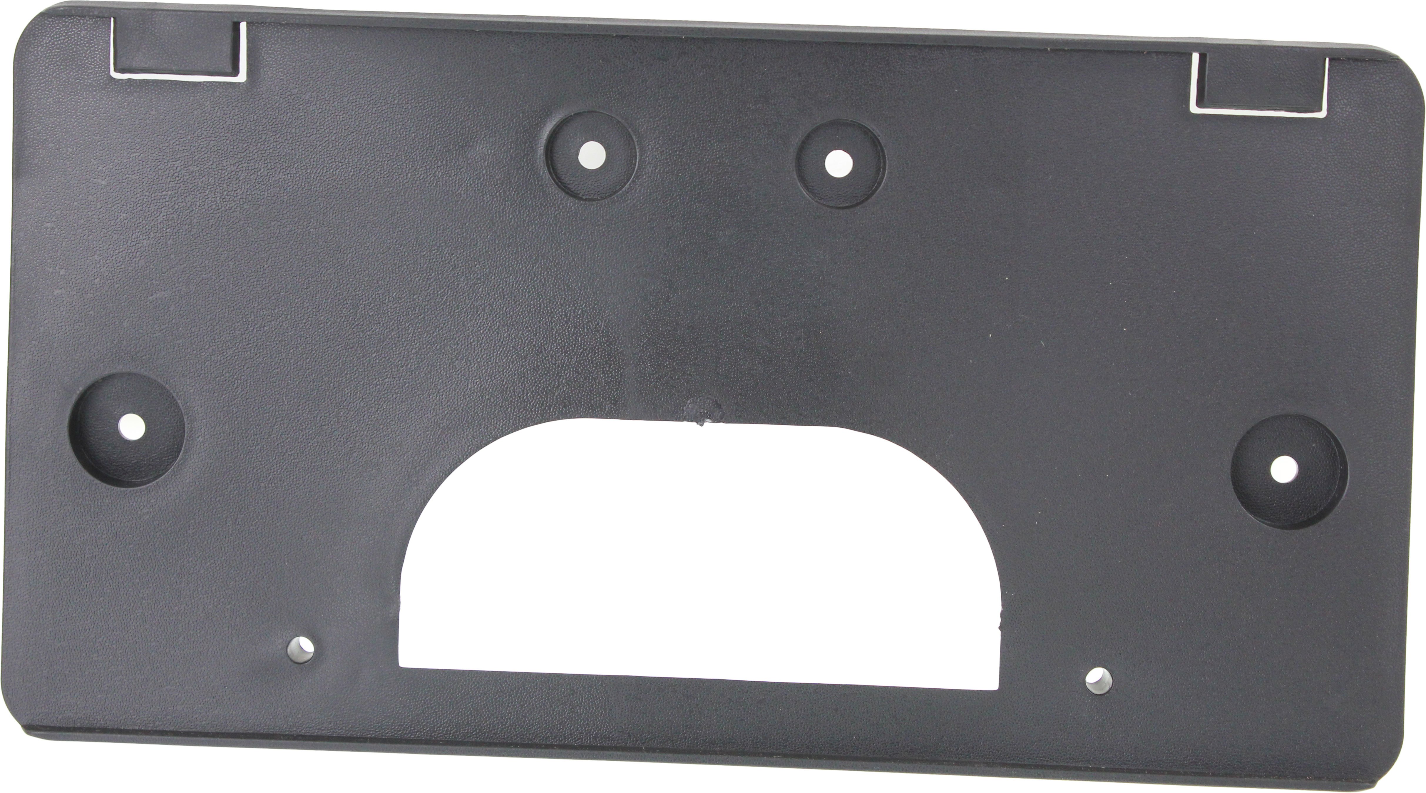 Front License Plate Bracket for GMC Sierra 2003-2007, Textured Black, Fits 2007 Classic, Replacement