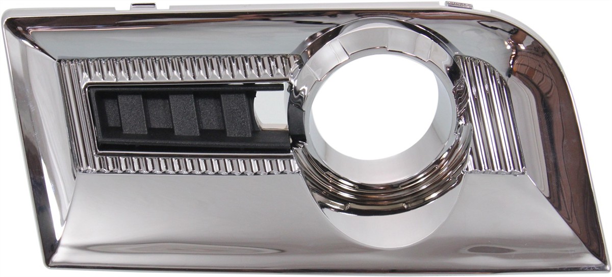 Front Fog Light Molding for GMC Terrain 2010-2015, Left (Driver) Side, Chrome, Replacement
