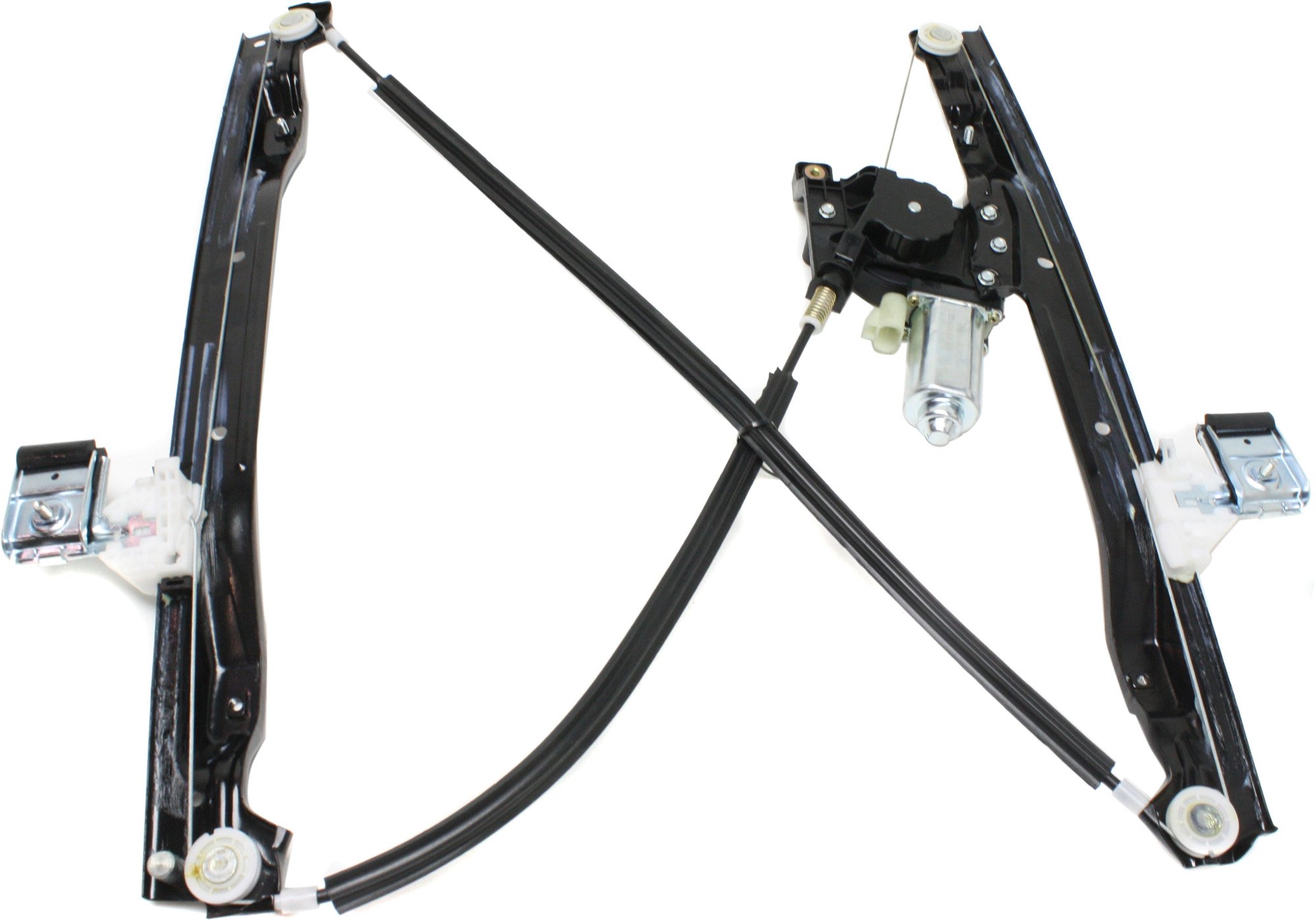 Front Window Regulator for Chevrolet Trailblazer 2002-2009, Right (Passenger), Power, with Motor, Replacement