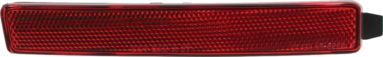 Rear Bumper Reflector Light for GMC Acadia 2007-2012, Chevrolet Traverse 2009-2012, Cadillac SRX 2010-2016, Right (Passenger) Side, Replacement