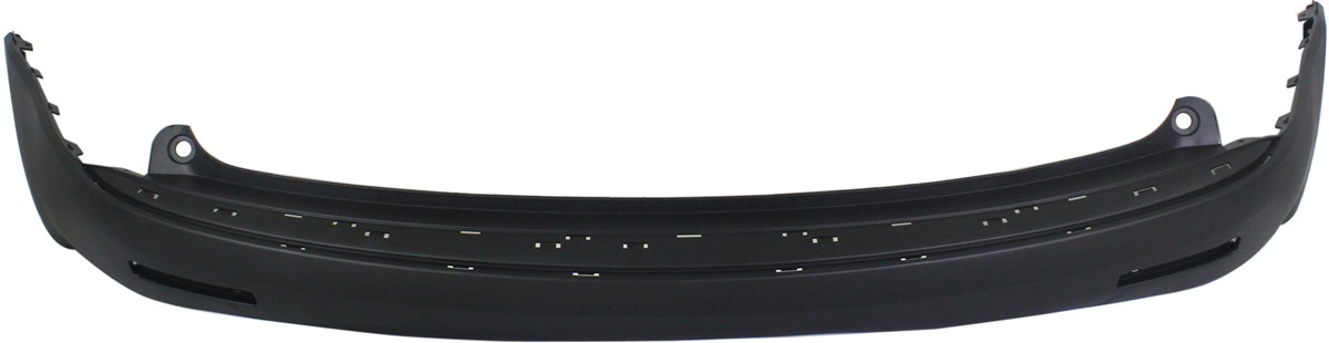 Rear Bumper Cover for GMC Acadia 2007-2012, Textured, Without Parking Aid Sensor Holes, Excludes Denali Model, Replacement (CAPA Certified)