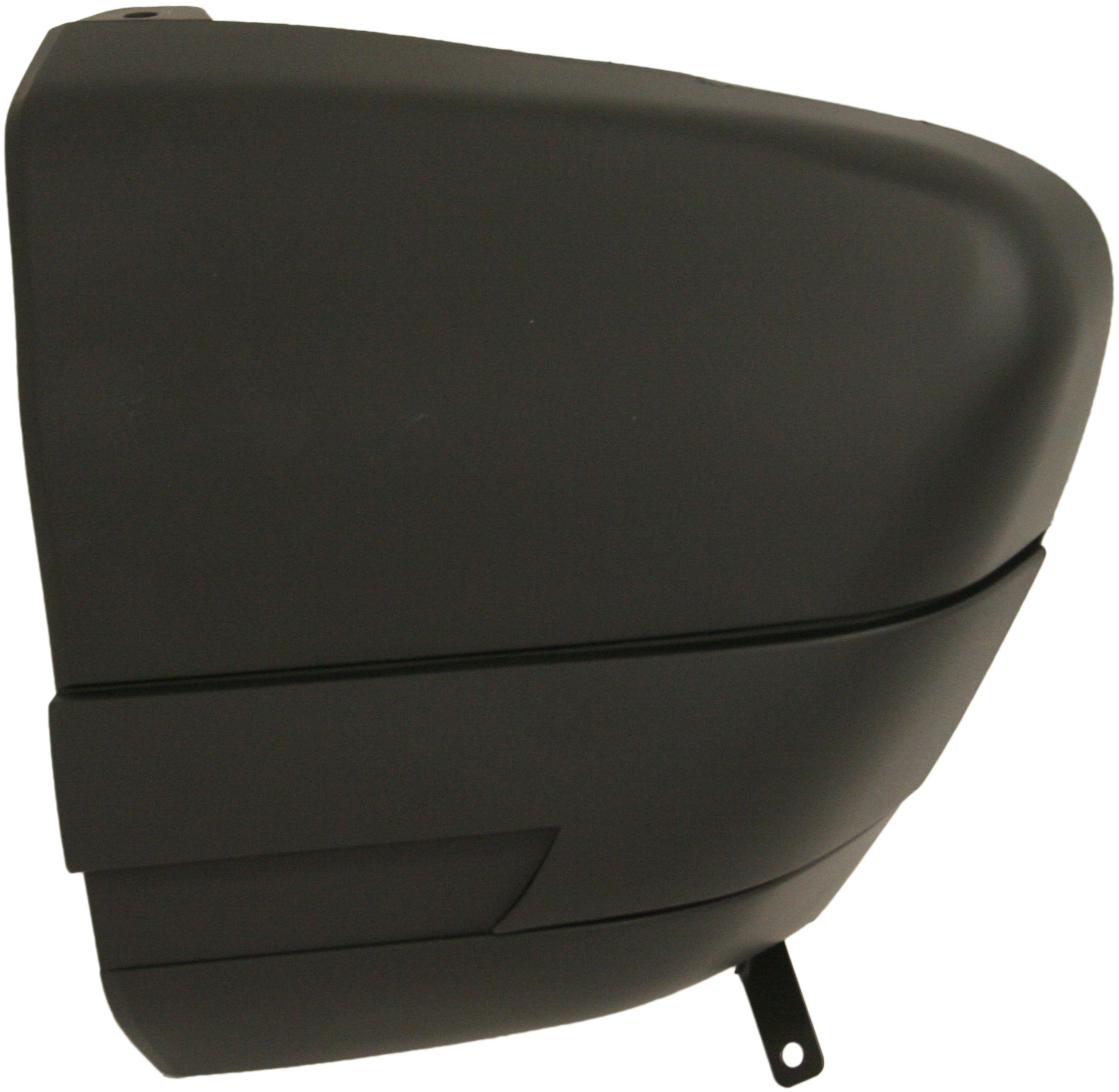 Rear Bumper End Right (Passenger) Extension Bar for GMC Sonoma 1994-1997, Primed (Ready to Paint), with Side Moldings, Fleetside, Replacement