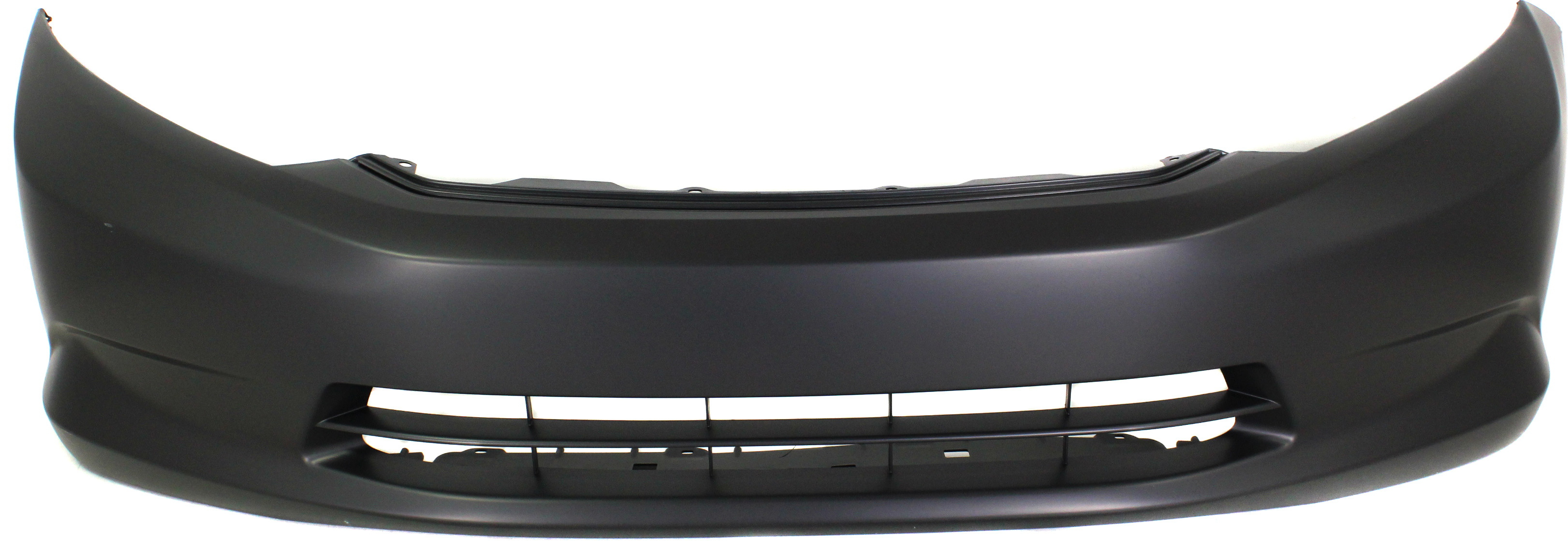 Front Bumper Cover for 2012-2012 Honda Civic DX/HF/LX Sedan Models, Primed (Ready to Paint), without Fog Light Holes, Replacement (CAPA Certified)
