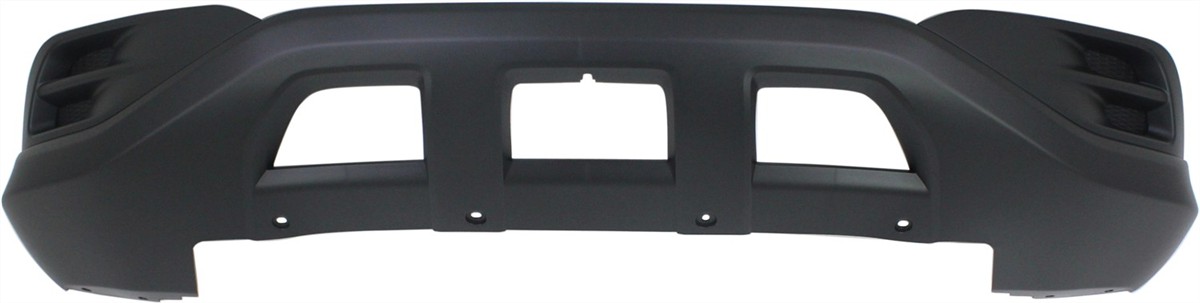 Front Bumper Cover for 2012-2014 Honda CR-V LX Model, Lower Section, Textured Finish, Without Fog Light Holes, Replacement