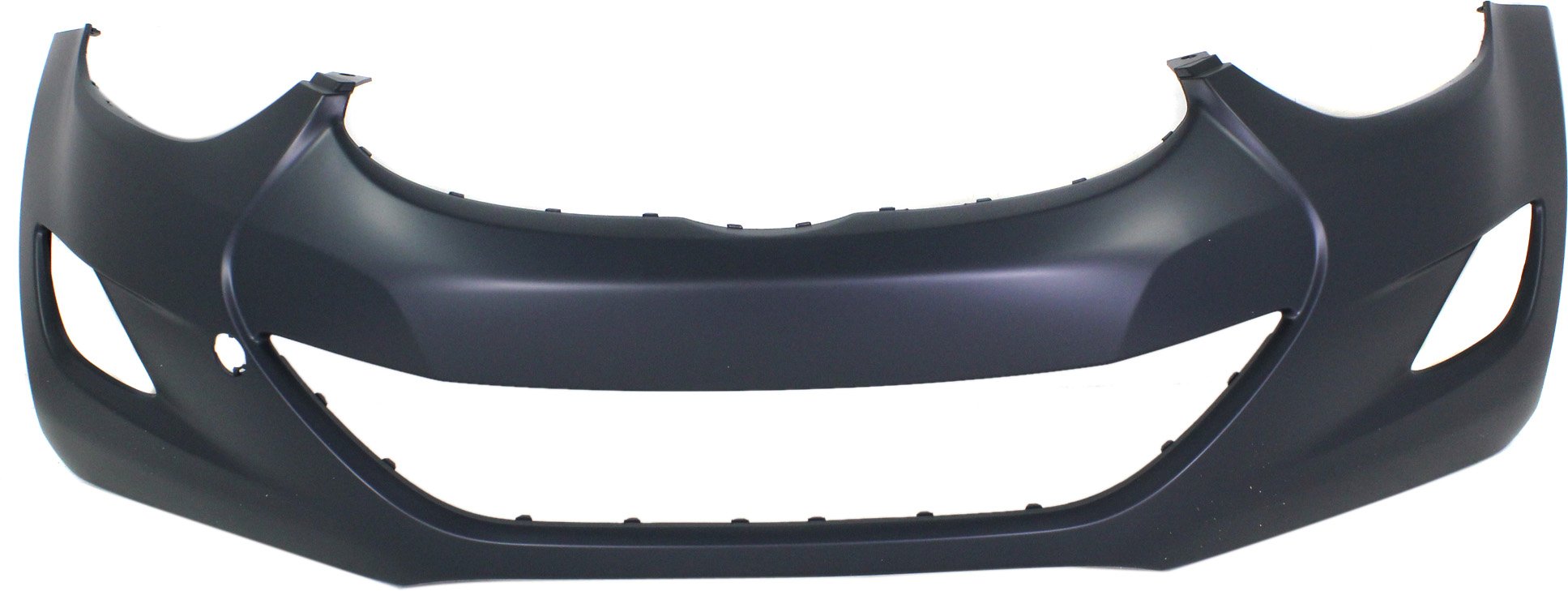 Front Bumper Cover for Hyundai Elantra 2011-2013, Primed (Ready to Paint), Sedan, Made for Korea Built Vehicle, Replacement