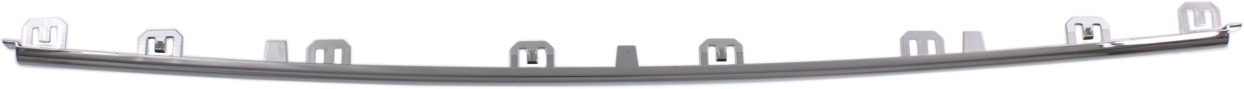 Front Bumper Molding for Honda Odyssey 2014-2017, Center Garnish, Chrome Finish, Replacement