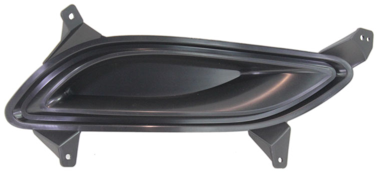 Fog Light Cover for Hyundai Sonata 2011-2013, Right (Passenger) Side, Excluding Hybrid Model, Replacement