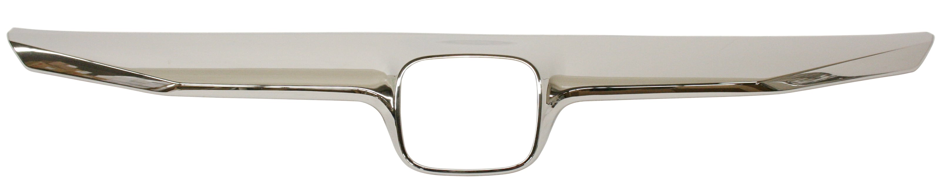 Upper Grille Molding for Honda Civic Sedan 2009-2011, Textured Chrome, Replacement