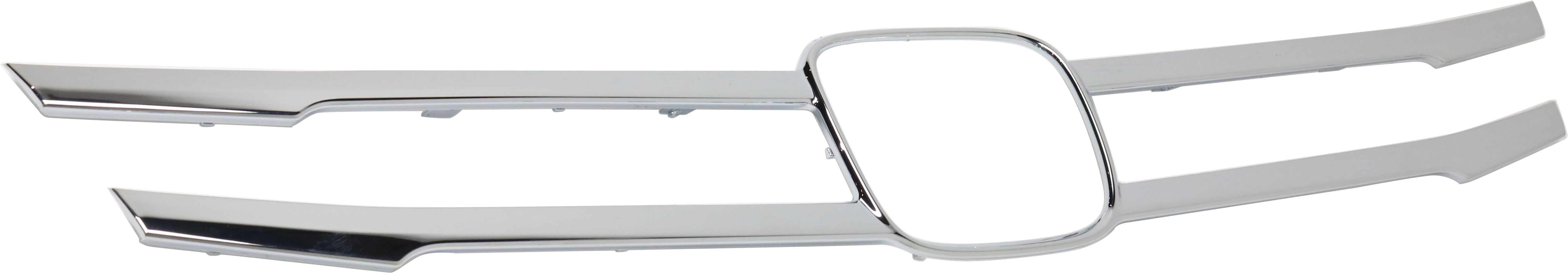 Center Grille Molding for 2011-2013 Honda Odyssey, All Chrome, Replacement