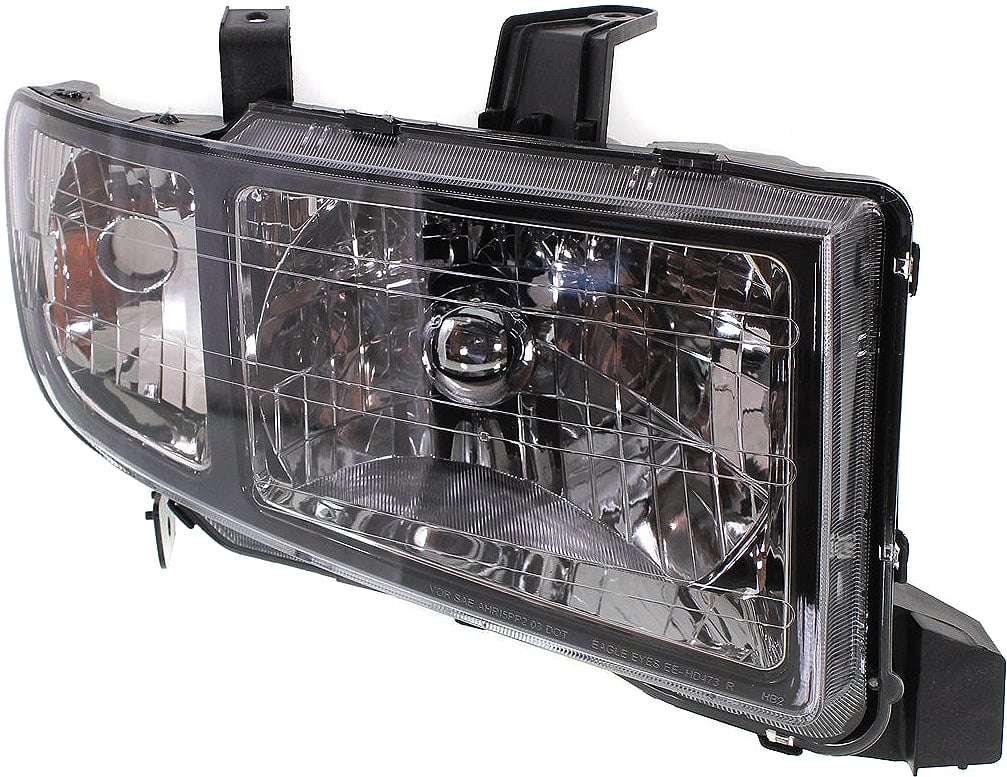 Headlight for Honda Ridgeline 2009-2014, Right (Passenger) Side, with Lens and Housing, Replacement