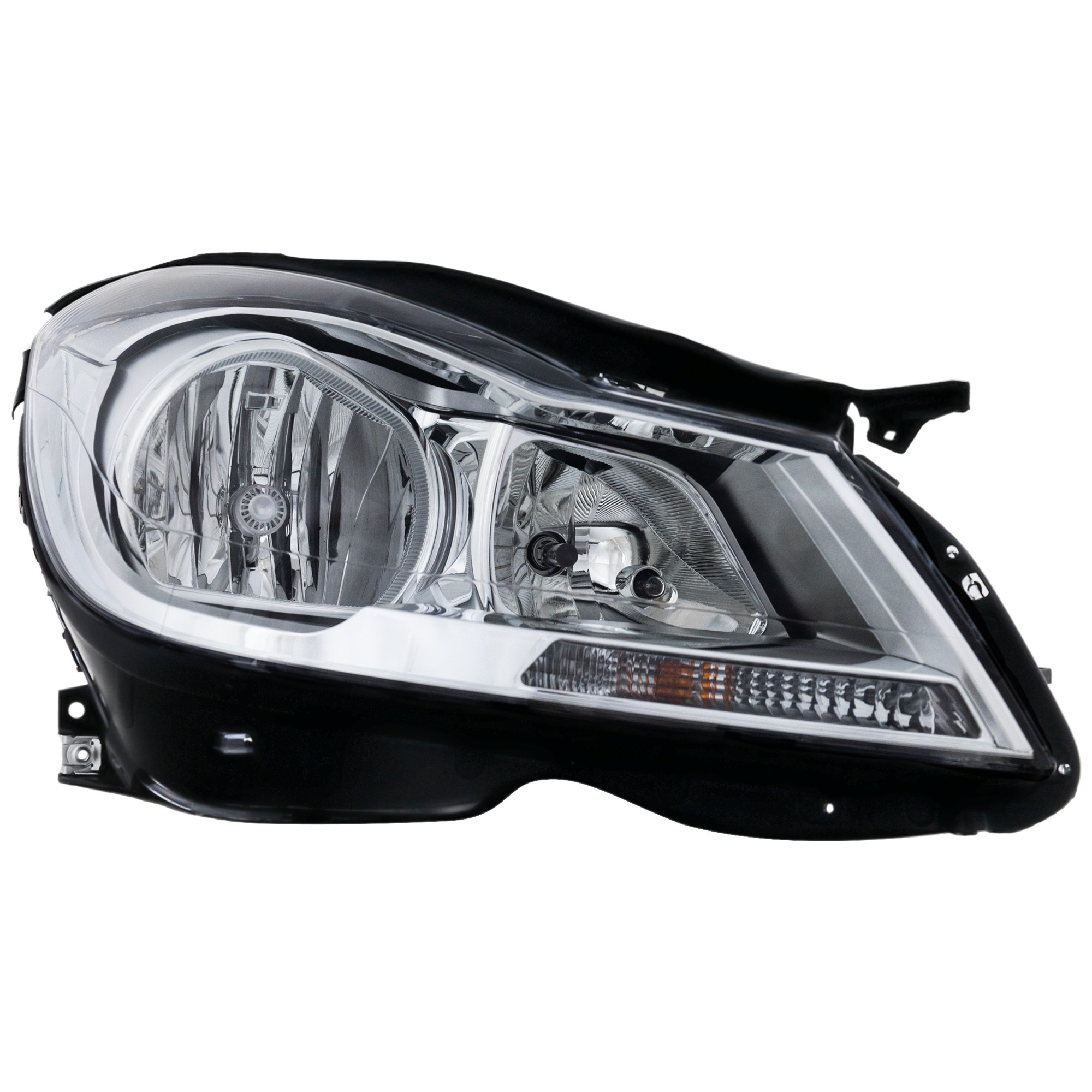 Headlight Assembly for Honda Pilot 2009-2011, Left (Driver), Halogen, Replacement