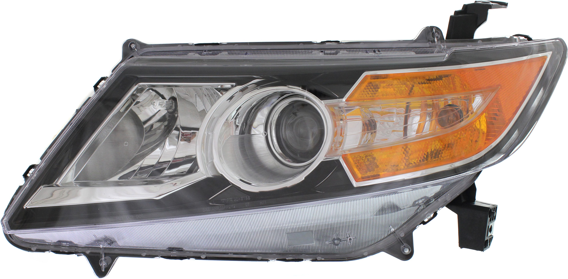 Headlight Assembly for Honda Odyssey 2014-2017, Left (Driver), Halogen, Replacement